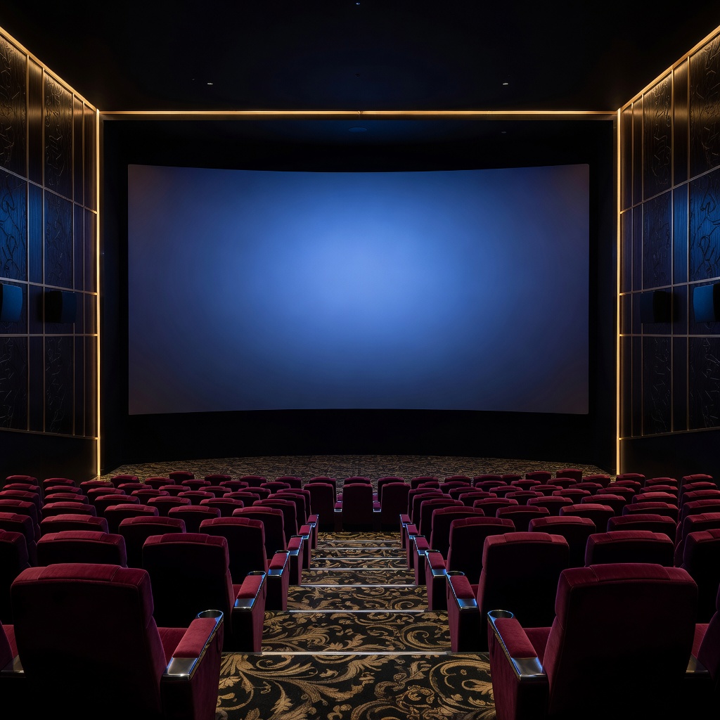 Luxury IMAX Movie Theater Screen Backdrop