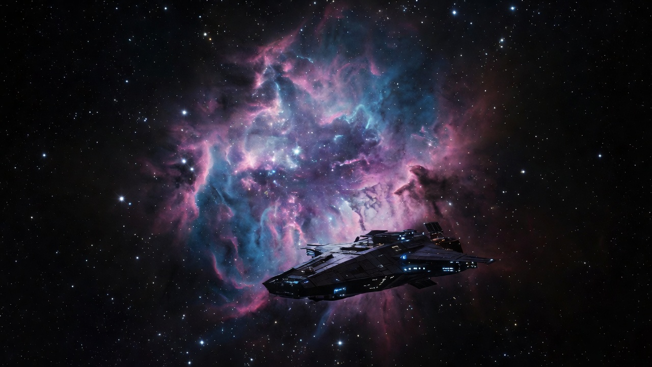 Sci-Fi Movie space concept visual